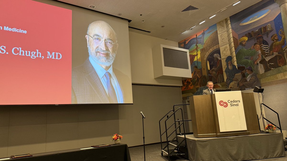 Eduardo Marban, MD, PhD (@marbanlab) on Twitter photo Proud of my friend and colleague <a href="/SumeetSChugh/">Sumeet Chugh</a> as this year’s recipient of <a href="/CedarsSinai/">Cedars-Sinai</a>’s greatest honor for a staff physician, the Pioneer in Medicine Award. Well deserved recognition of an outstanding career!
<a href="/SmidtHeart/">Smidt Heart Institute at Cedars-Sinai</a> Proud of my friend and colleague <a href="/SumeetSChugh/">Sumeet Chugh</a> as this year’s recipient of <a href="/CedarsSinai/">Cedars-Sinai</a>’s greatest honor for a staff physician, the Pioneer in Medicine Award. Well deserved recognition of an outstanding career!
<a href="/SmidtHeart/">Smidt Heart Institute at Cedars-Sinai</a>
