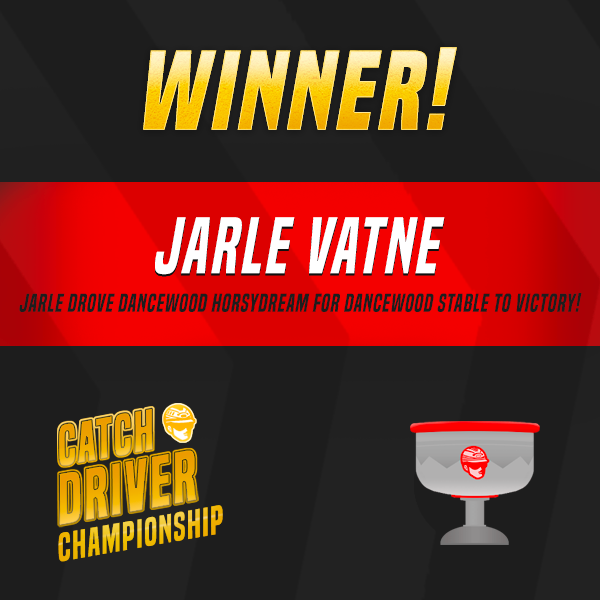 CatchDriverGame's tweet image. Jarle Vatne has won the Catch Driver Championship!

Jarle drove Dancewood HorsyDream for Dancewood Stable to victory!

Join Pro Series and drive with the best of Catch Driver!