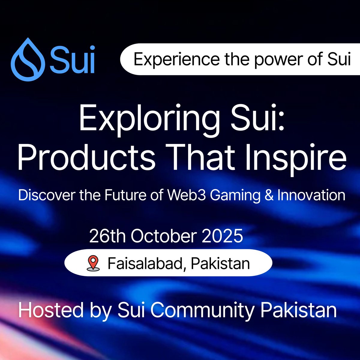 Sui Gaming Community Session – Pakistan
📅 Date: 26th October 2025
📍 Venue: Faisalabad, Pakistan
We’re thrilled to announce the Sui Gaming Community Session, a dedicated event designed to introduce the future of gaming on the <a href="/SuiNetwork/">Sui</a>. This session will highlight