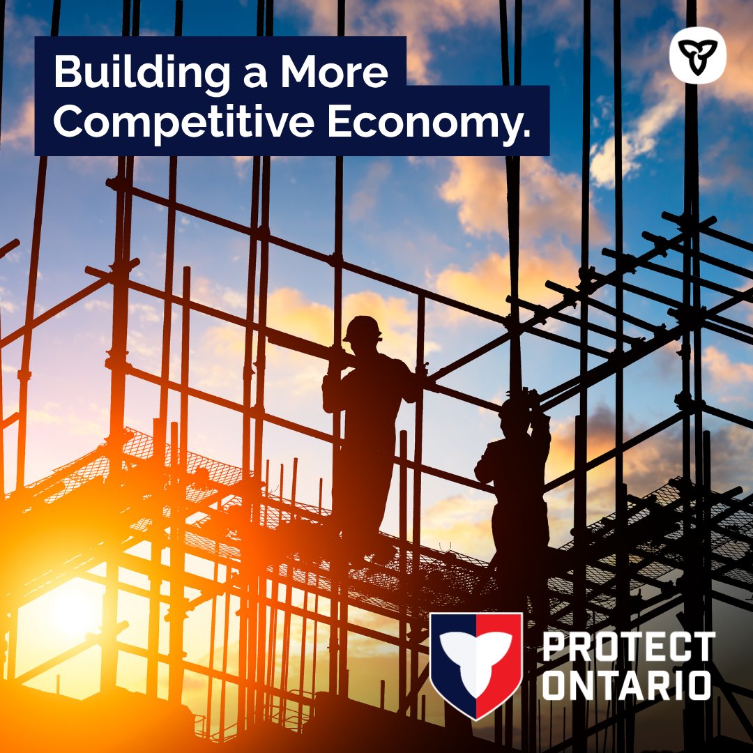 Our government is protecting what matters most: our economy, our jobs and our future.

The Building a More Competitive Economy Act will help ensure Ontario remains resilient, responsive and the most competitive place to do business in a rapidly changing global economy.

Learn