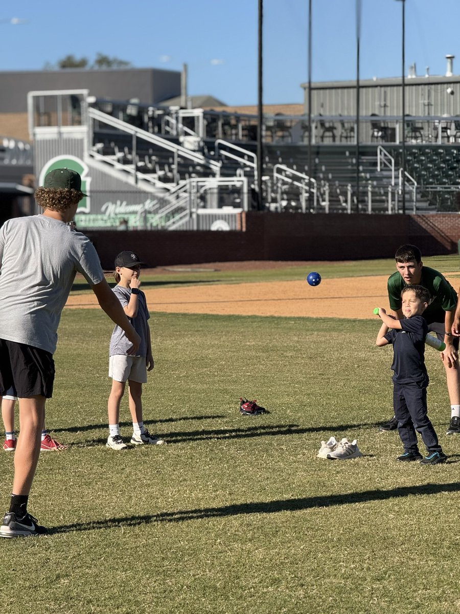 Whiffle ball day at Crusader Park. #KidsCamp #theGboys