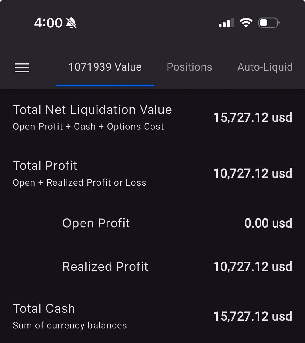 Put 5k in my personal account today.  Made 10k+ on it. 

Good lesson on how mindset shift when you’re near payout today.  

Traded my <a href="/TakeProfitLLC/">TakeProfitTrader</a> pro accounts and made 4800 each.  Went in for more and blew them like an idiot even tho I had payout secure to cover accounts.