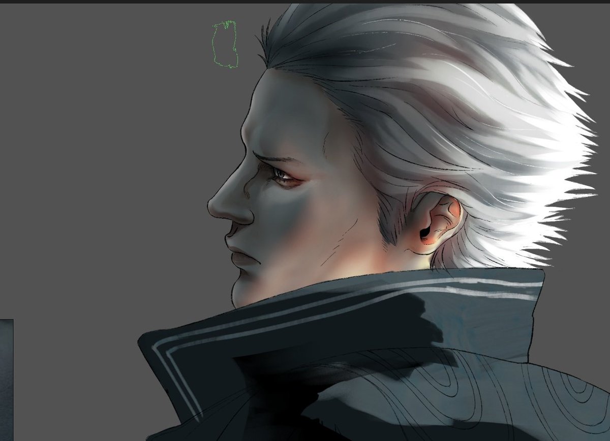GrimmRevolver's tweet photo. Been mostly sketching and figuring coloring than anything.

#DevilMayCry #DMC #Vergil https://t.co/WFQctL9qDb
