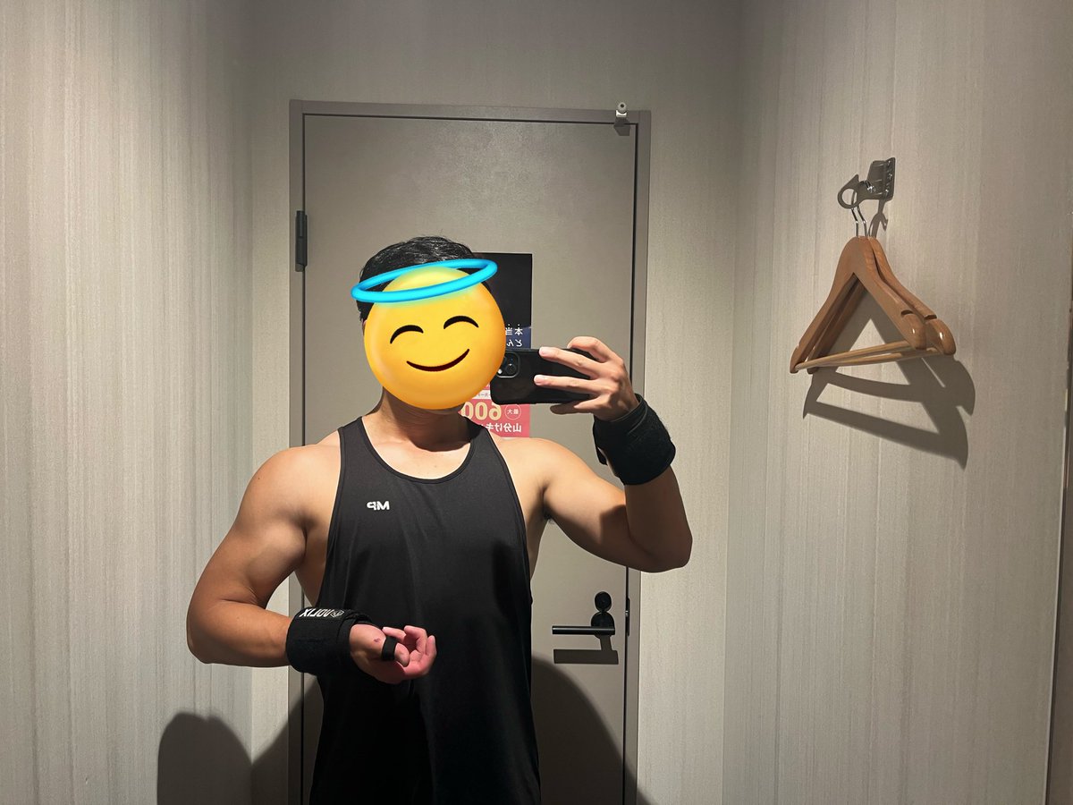 昨日の肩トレ後