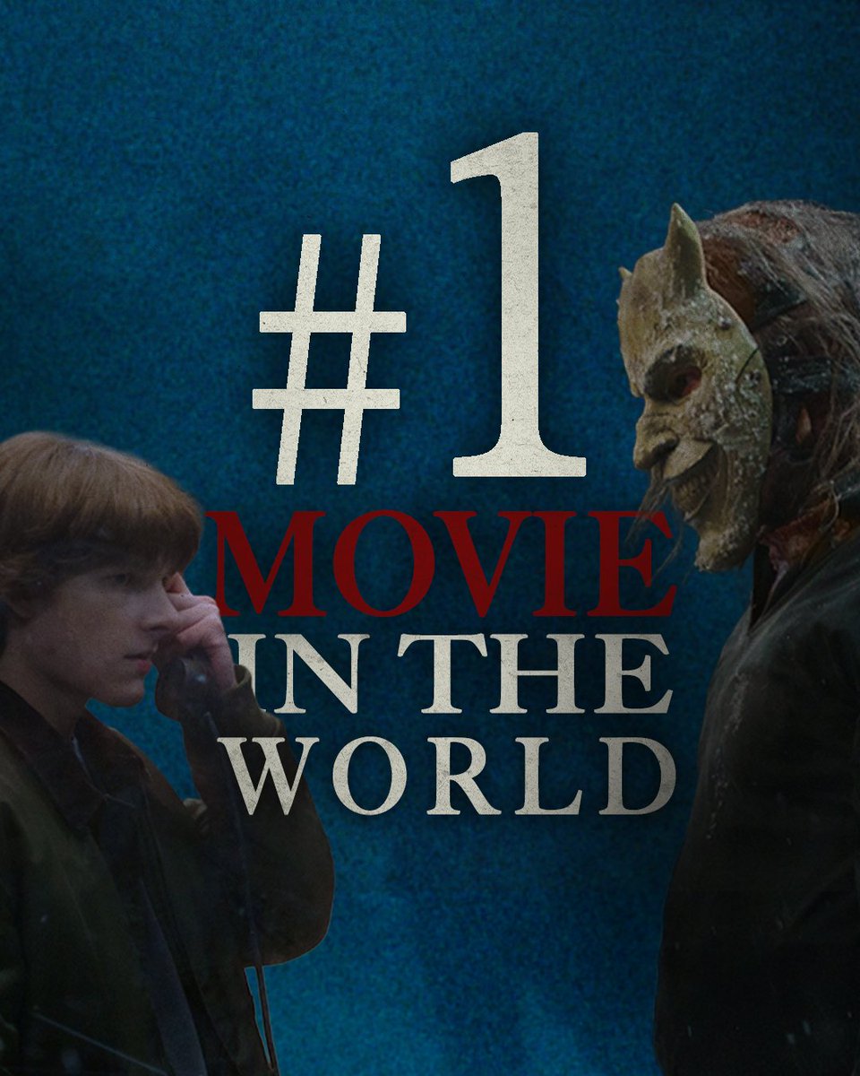 Movies's tweet image. IT&apos;S OFFICIAL

BLACK PHONE 2 is the number 1 movie in the world