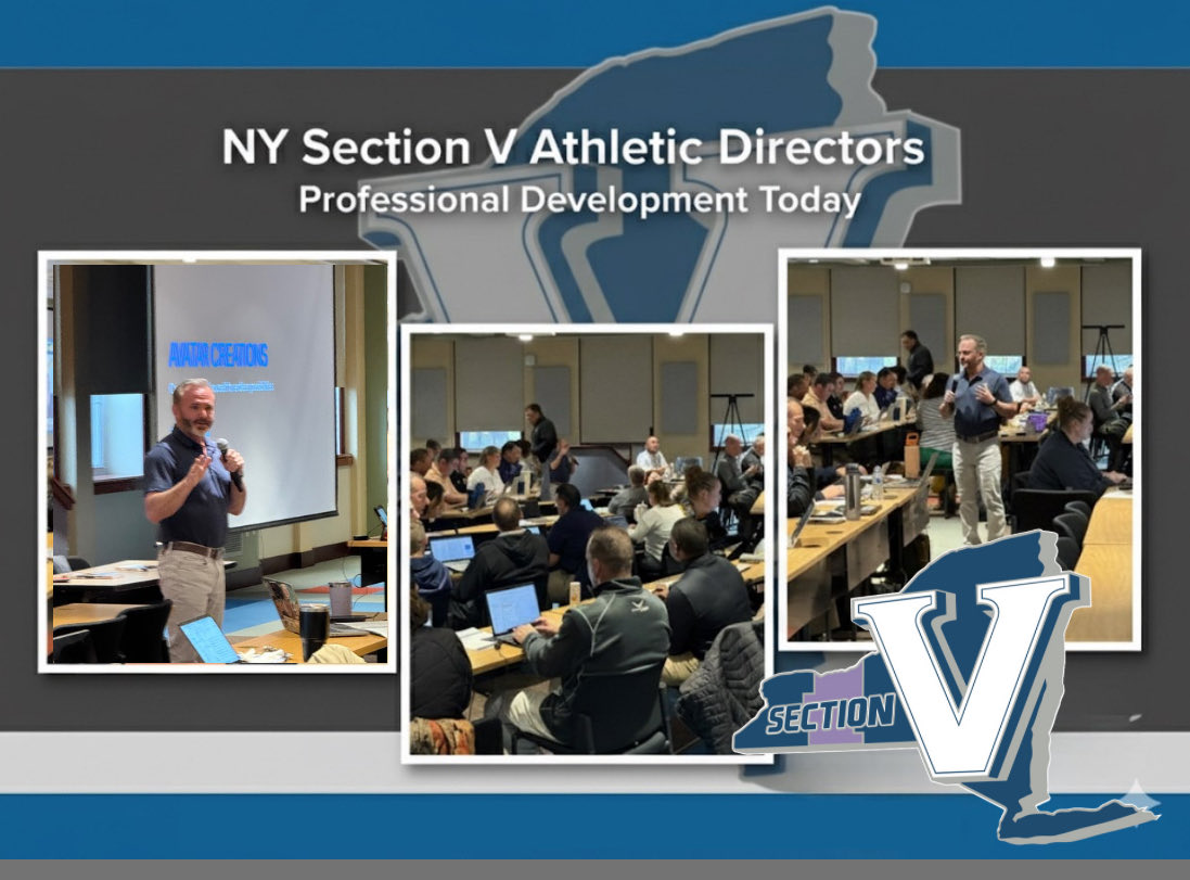 FutureEdgePlus's tweet image. Thrilled to have worked with the incredible ADs of Section V in Newark, NY today! It was a privilege to share the latest in AI learning to boost productivity, reduce stress, and streamline Athletic Department operations. Your dedication to student-athletes is inspiring! 🙌…