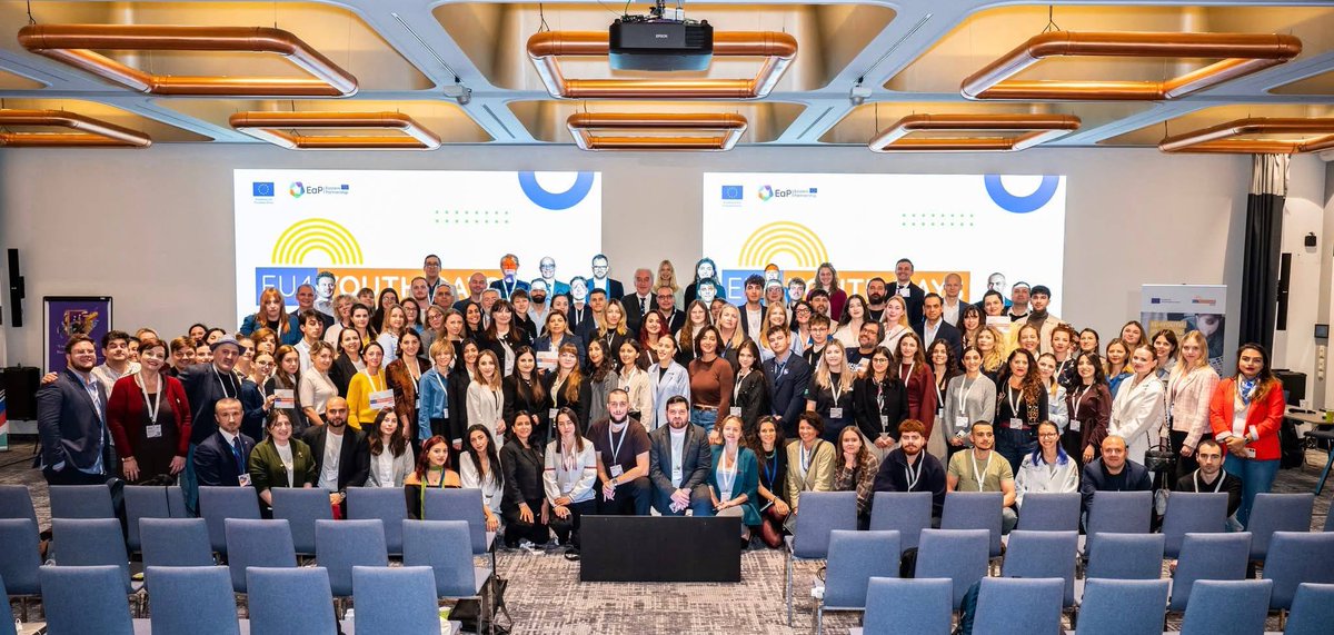 NgoAgate's tweet photo. On October 8-9, Project Manager at  “Agate” NGO, participated in the “EU4Youth Days 2025” event in Brussels.  Gayane Grigoryan presented the results of the "Upskilling digital competences and career management skills of disadvantaged youth in Georgia, Armenia and Moldova" project https://t.co/kpCFGoWT2i