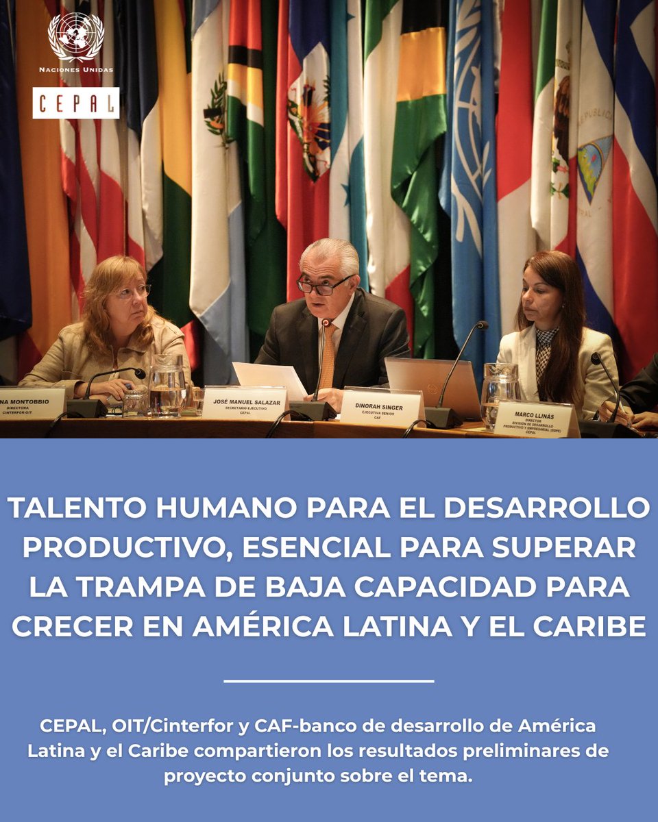 🧑‍🎓🏗️Pese a los avances en cobertura educativa, los países de #AméricaLatina y el #Caribe continúan enfrentando una desconexión estructural entre las demandas del sector productivo y la oferta de habilidades, por lo que urge contar con agendas de identificación y cierre de brechas