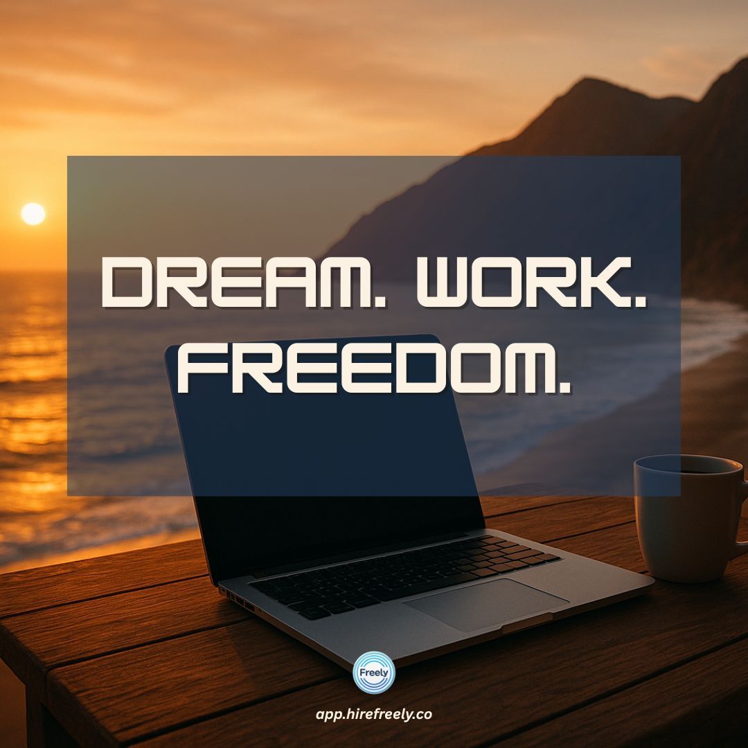 Pinchforthx's tweet image. Freelancers earned $1.5T last year.

✨ Your time to earn freely is now.
Join the platform built for freedom &amp;amp; real work:
👉 hirefreely.co

#Freelance #RemoteWork #WorkAnywhere #Freely #FlexWork