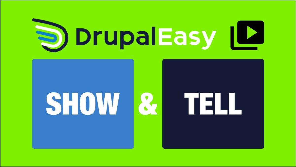 DrupalEasy's tweet image. It&apos;s a Dripyard with Mike Herchel and Andy Giles episode you don&apos;t want to miss! buff.ly/GXKjcM5