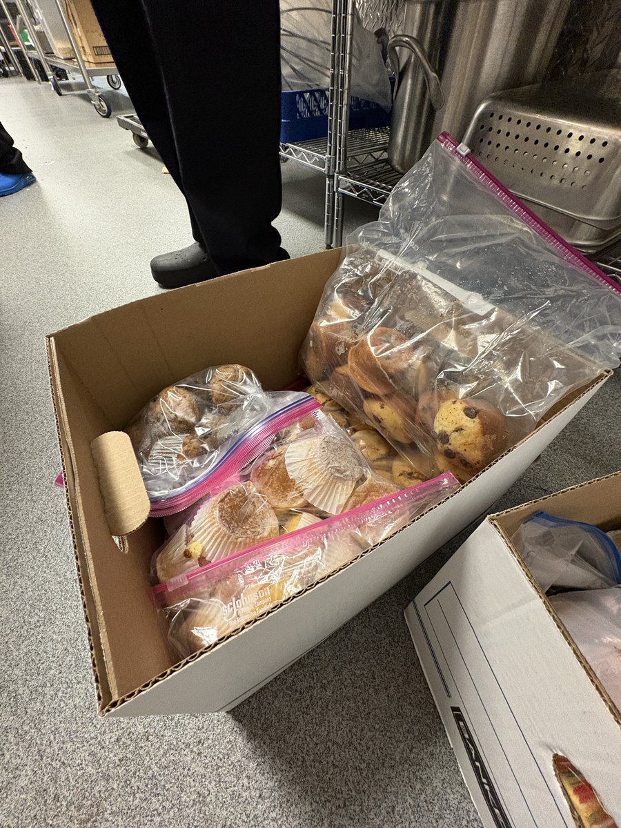 A huge thanks to <a href="/DerbyAcademy/">Derby Academy</a> for their annual muffin donation. 🧁

Each fall, Derby students bake muffins for our guest community — and this year they donated a whopping 1,000 muffins! Their kindness continues to brighten mornings at St. Francis House.