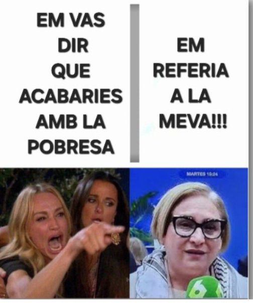 La Falange Española y dels Comuns hem canviat el codi ètic del partit perquè la nostra trepa vividora de na Frau Colau es pugui tornar a presentar per 4a vegada i així poder tornar a xuclar de la menjadora de l'Ajuntament de Barcelona... #NOESPOT