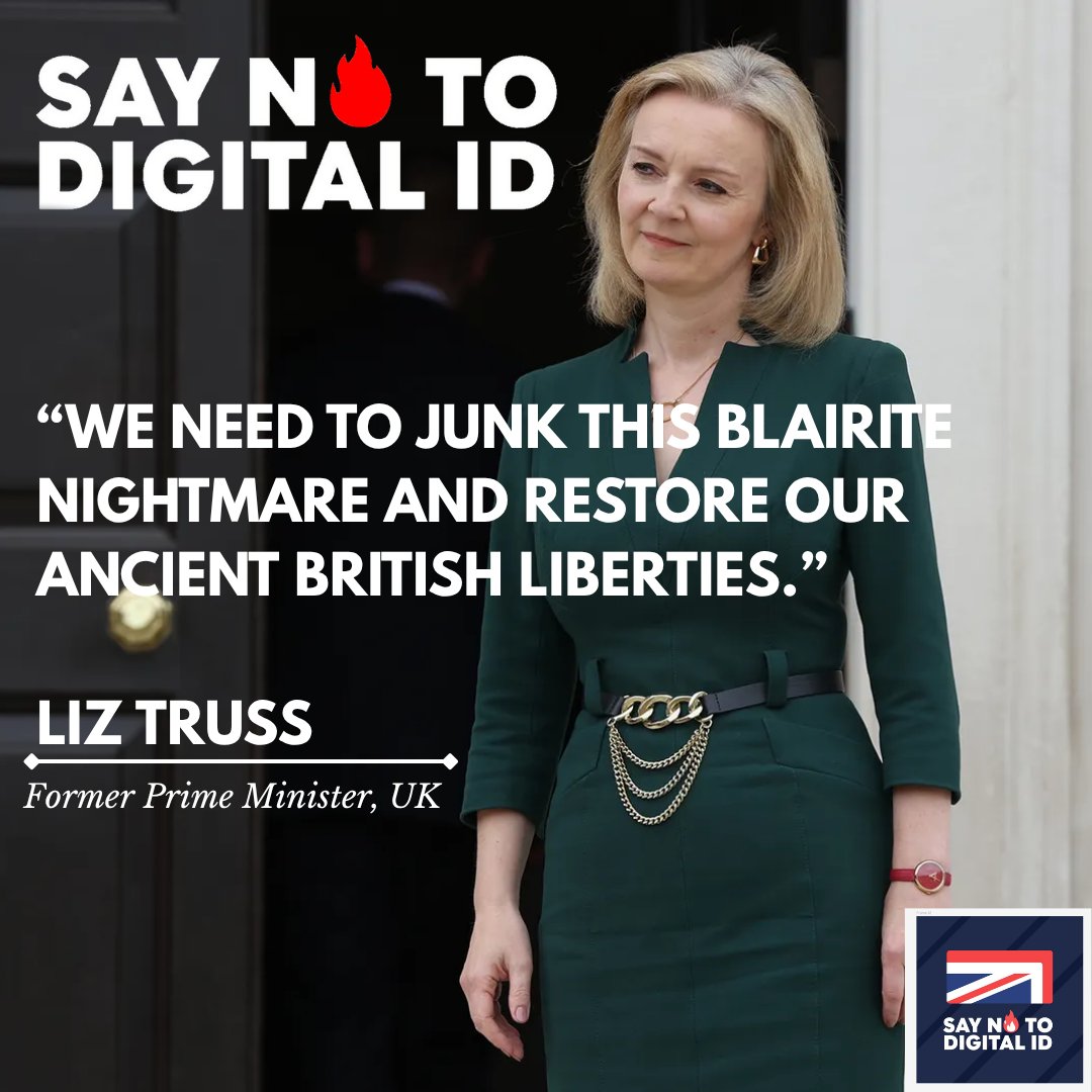 NoToDigitalID's tweet image. Freedom existed long before digital IDs and data tracking, let’s not forget that. @trussliz is spot on.
^LM
