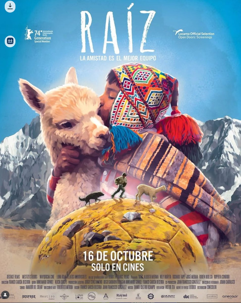 SoyAlPacine's tweet photo. #TaquillaPerú El mejor estreno nacional 🇵🇪 terminó siendo "Raíz" que acabó en el 7mo puesto con 14,300 espectadores.

Veremos adónde la lleva el buen 'boca a boca' que aparentemente está teniendo https://t.co/AR1opITKUZ