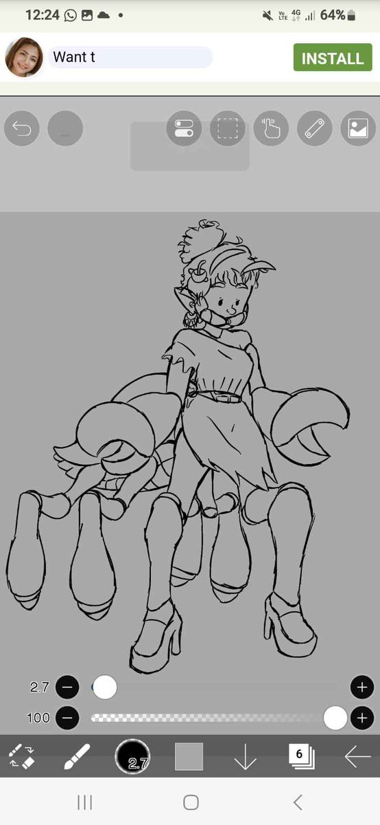 candyritashu's tweet photo. De sus últimos dibujos tengo esta cangrejita que dibujo cuando le comenté "ufff podemos hacer un otome furro" https://t.co/TPc6b9tTTG