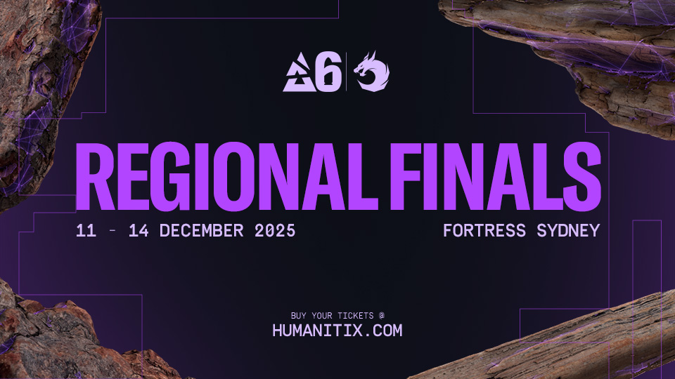 Bringing in another LAN to APL 🌏

Regional Finals will take place in Fortress Sydney 🇦🇺

👇 Links for tickets and blog post in the comments below!