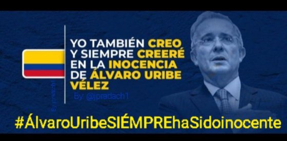 #ÁlvaroUribeSIÉMPREhaSidoinocente