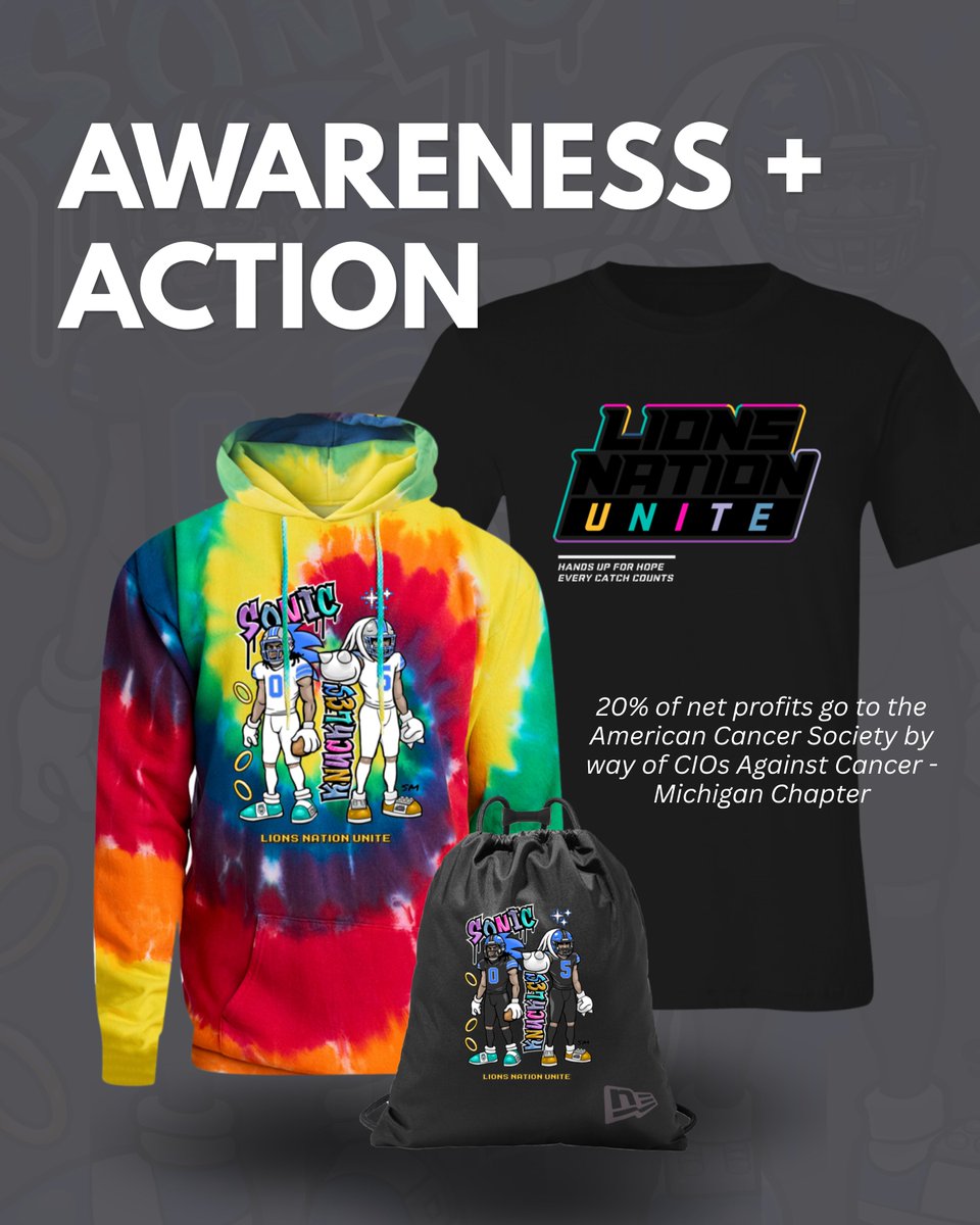 HMAN84's tweet image. If you want to take it a step further, you can purchase products from our new collections for different charities.

Our #HandsUpforHope is giving 20% back to the @AmericanCancer Society through our friends at CIOs Against Cancer.

🔗 bit.ly/LNUshop