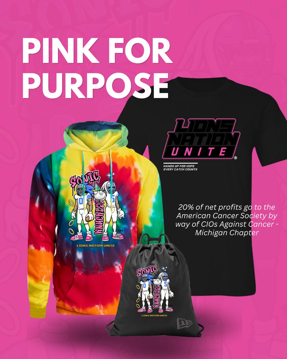 HMAN84's tweet image. If you want to take it a step further, you can purchase products from our new collections for different charities.

Our #HandsUpforHope is giving 20% back to the @AmericanCancer Society through our friends at CIOs Against Cancer.

🔗 bit.ly/LNUshop