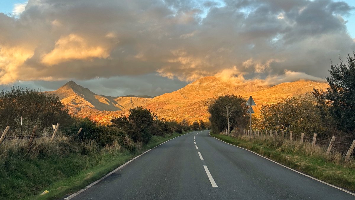 Our mountains shimmer in the golden light of the setting sun