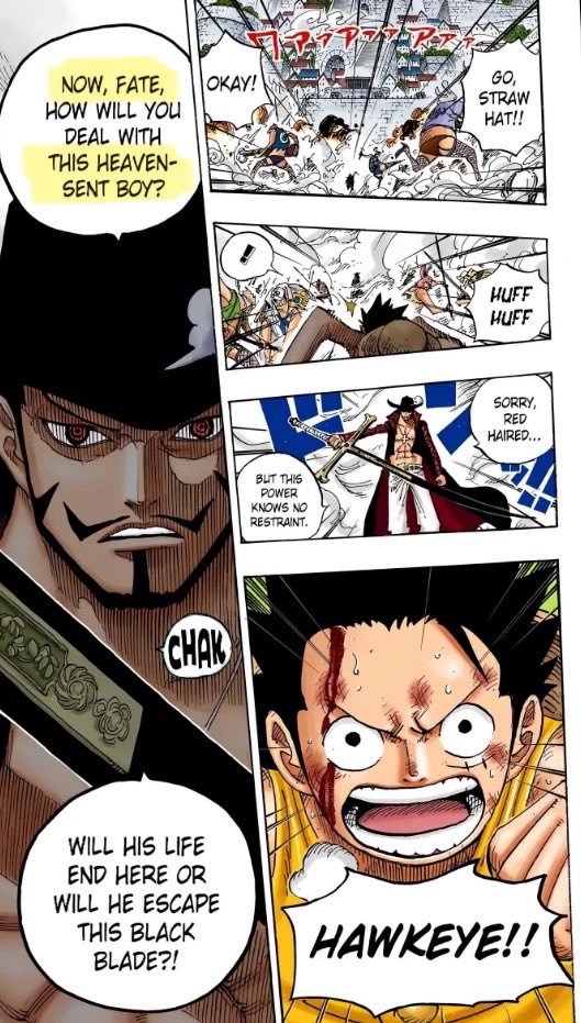 Mihawk knows a lot more than he’s telling 

#ONEPIECE1163