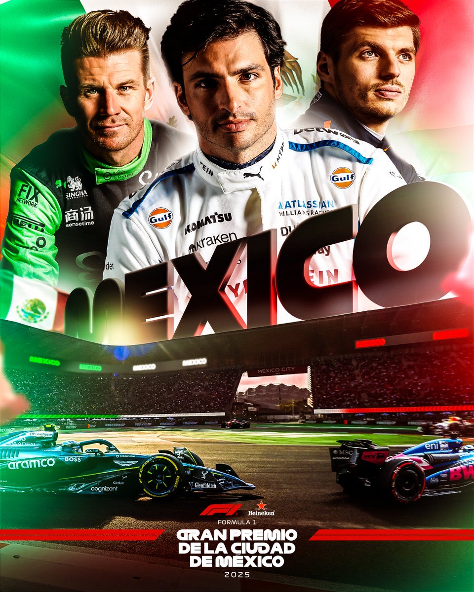 أســـــــبـــــوع 🏁 الــــســــبـــــاق 💨🏎️

📍| المكسيك 🇲🇽
🗓️ | 27 أكتوبر
⏰ | بتوقيت السعودية 

🔴 | الجمعة:
التجارب الحرة الأولى: 9:30 ليلا
التجارب الحرة الثانية: 1:00 ليلا

🔴 | السبت:
التجارب الحرة الثالثة: 8:30 ليلا
تصفيات السباق: 12:00 ليلا

🔴 | الأحد:
السباق: 11 ليلا