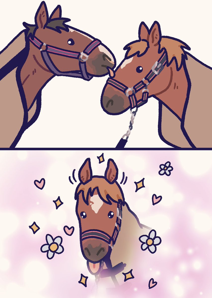meisho doto and taiki shuttle being cute (based on my fav vid of these two)
#タイキシャトル #メイショウドトウ