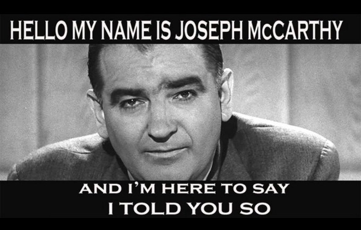 OldeWorldOrder's tweet image. At some point we will have to acknowledge the fact that the Democratic Party has been infiltrated by literal communists.
They seek to destabilize our society & bring about its downfall.
They cannot be allowed to hold power ever again.
