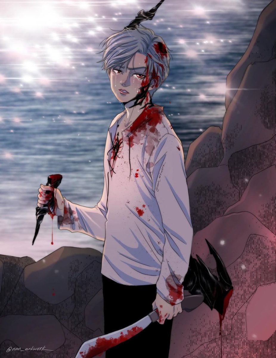 nan_artwork's tweet image. From start to finish, this piece holds deep meaning for me. This heartbreaking scene captures a moment from dragon Sylus&apos;s childhood. As painful as it was to illustrate his struggles, it&apos;s an important part of his story.
#loveanddeepspace #sylus