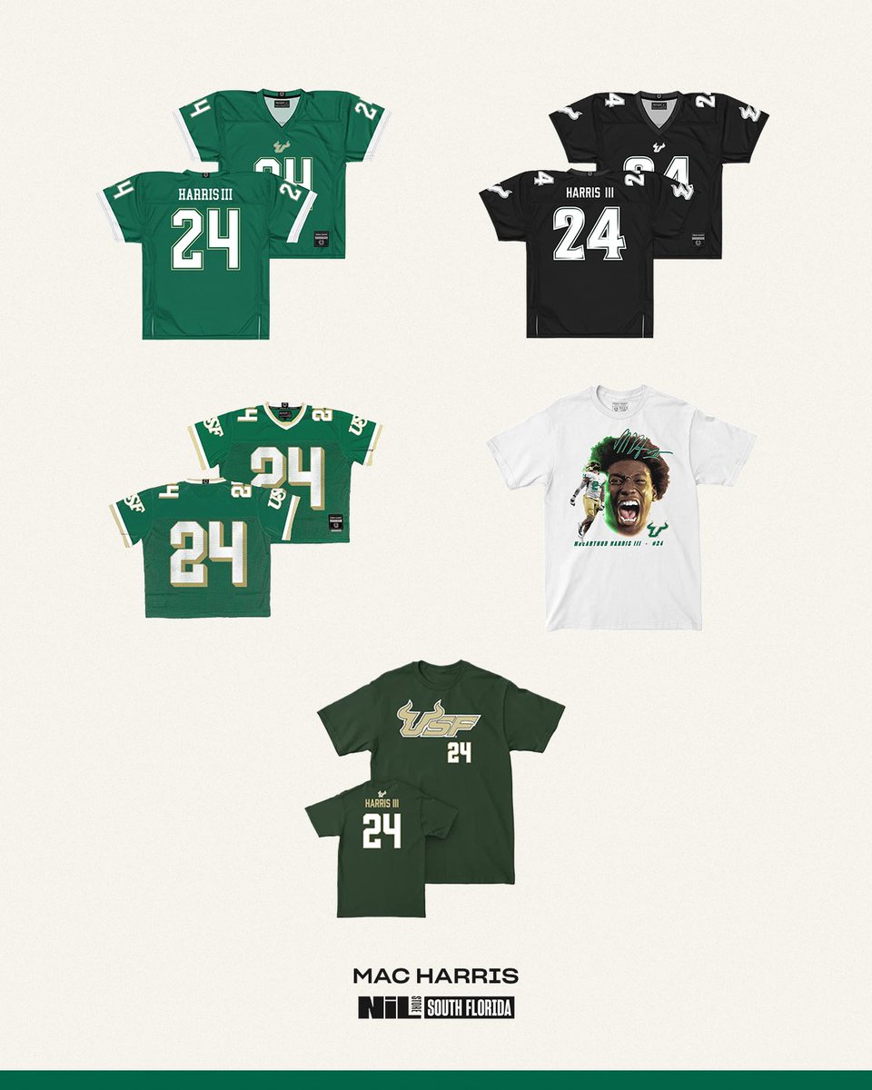 USFNILStore's tweet image. WEEKEND WINNER: 
10 TACKLES. 2.5 TFL. AND A SACK. 

@official_mac7 did what he does best😤

🔗: nil.store/south-florida/…