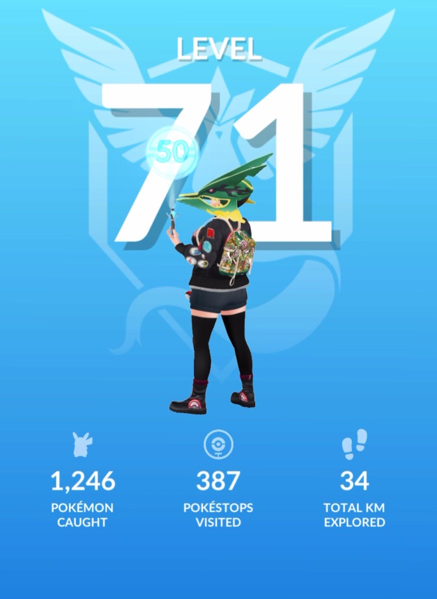 karmenkiiz's tweet image. 🦾Level up tonight 🔥🩵

#PokemonGo
#Level71