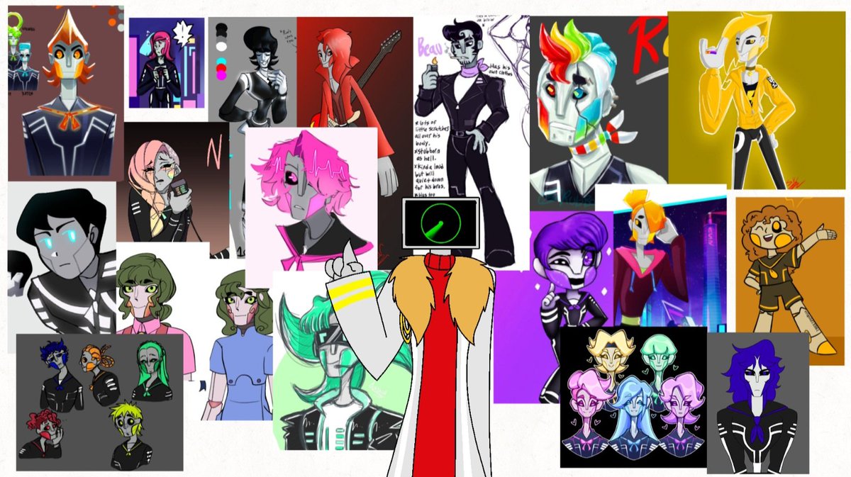 CilcyP's tweet photo. I'm working on a vid, and I can't help but just show this.
(Not a single one of those oc's are mine)
#NoStraightRoads #nsrNeonj #naroc https://t.co/jlEsGDvnPC