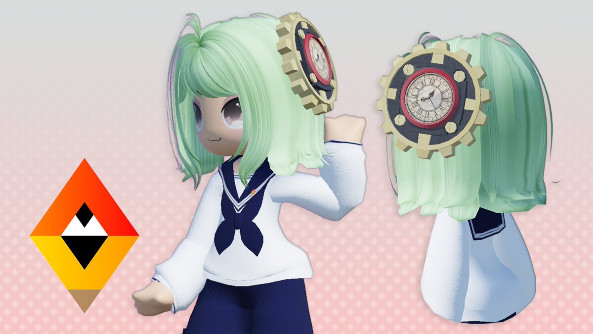 🕰️時を刻む、クラシカルな輝き。
Chrono Clipでスチームパンクなアクセントをプラス✨
歯車モチーフが放つ、レトロ×未来の不思議な存在感。
👉 roblox.com/ja/catalog/728…

#Roblox #UGC #スチームパンク