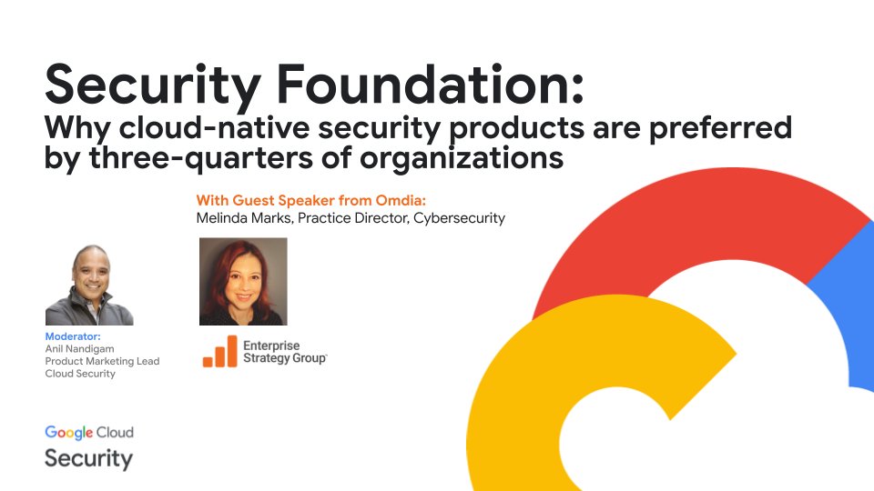 Google Cloud Security (@googlecloudsec) on Twitter photo 73% of orgs choose their cloud provider’s security tools over third-party solutions. ☁️
Join ESG’s Melinda Marks to explore why cloud-native security is taking the lead with Google Cloud.
👉 bit.ly/4hpvfB2 73% of orgs choose their cloud provider’s security tools over third-party solutions. ☁️
Join ESG’s Melinda Marks to explore why cloud-native security is taking the lead with Google Cloud.
👉 bit.ly/4hpvfB2