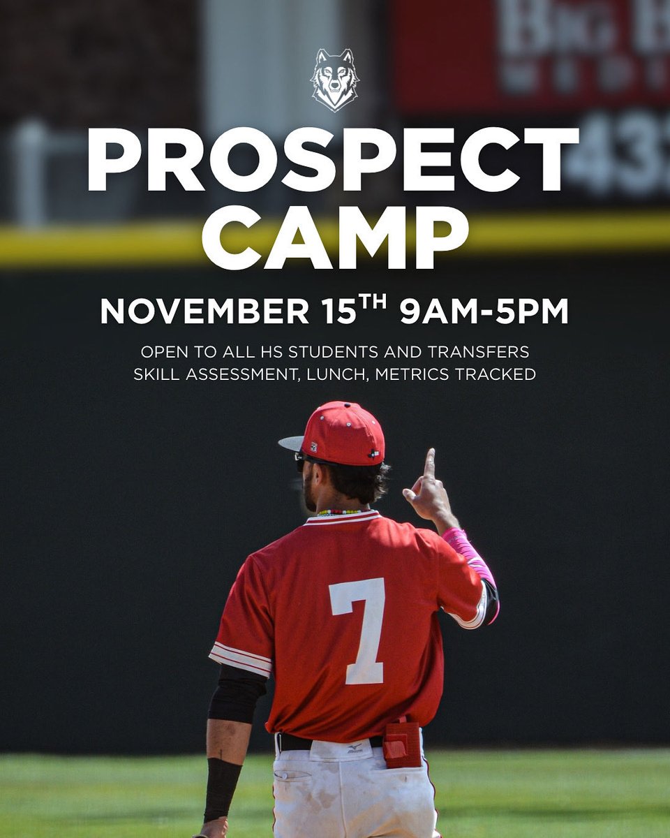 Mark your calendars.‼️

November 15th | 9am-5pm
Open to all current high school students and transfers. 
Skill assessment, lunch, and metrics provided. 

For registration and information, email: nick.chittum@sulross.edu.