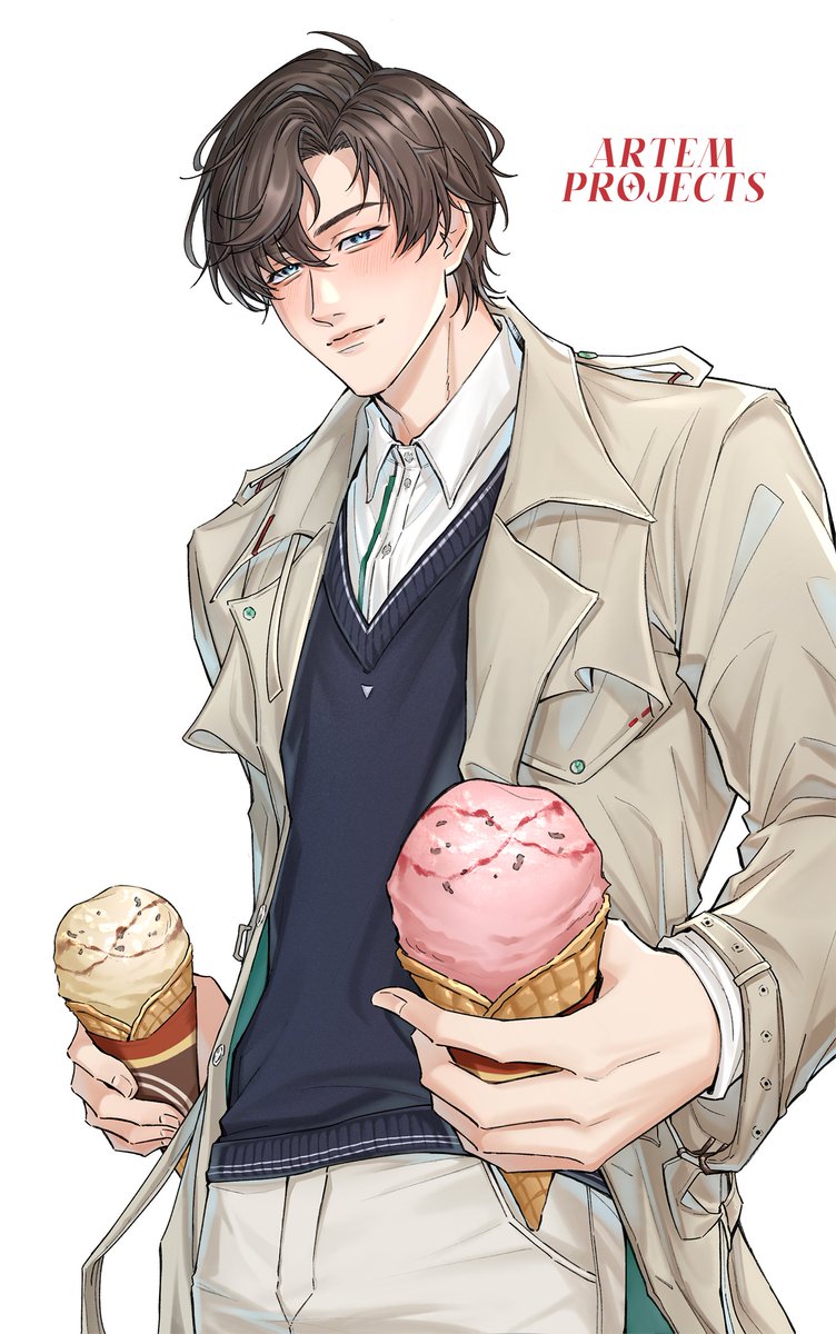 ArtemProjects's tweet image. ♡ 𝗜𝗻𝘁𝗲𝗿𝗮𝗰𝘁𝗶𝘃𝗲 𝗧𝘄𝗲𝗲𝘁 ♡
What kind of dessert would you like to share with Mr. Wing?
#左然 #ArtemWing #TearsofThemis
Art by #HNYWONI for @ArtemProjects