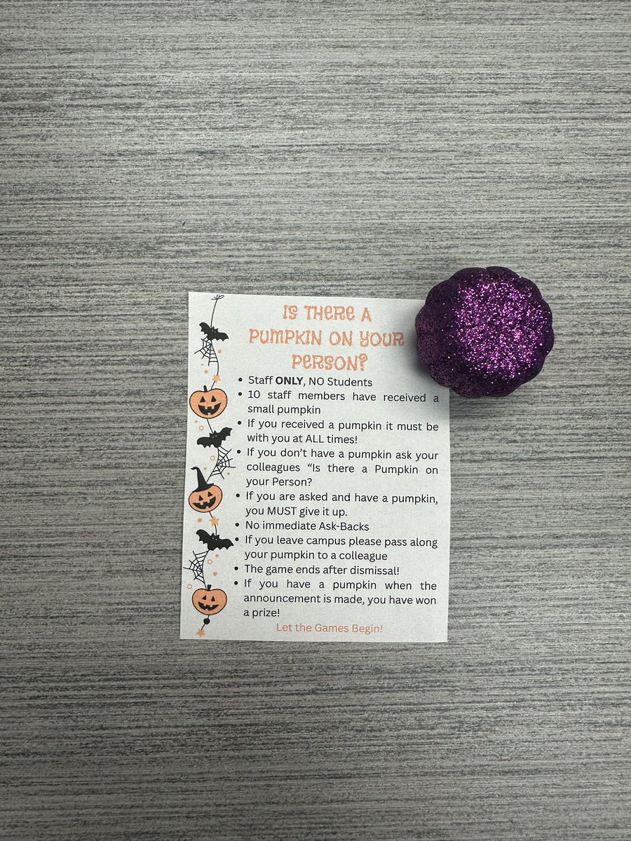 Let the games begin! Our teachers were very competitive! 🎃🤣 <a href="/BHEPrincipalFam/">Katherine Familia</a>