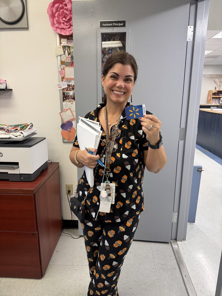 🕸️ Feeling boo-tifully lucky! Congrats to last week’s raffle winner! 🎃 <a href="/BHEPrincipalFam/">Katherine Familia</a>