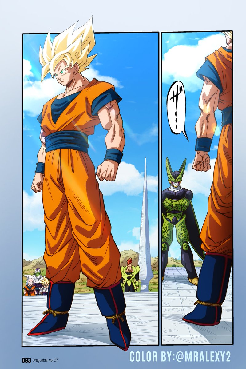 MrAlexY2's tweet image. GOKU VS CELL!! (1/?)