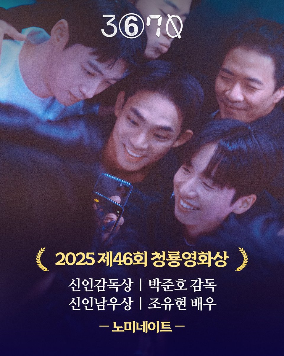 at9film's tweet image. 3670 박준호 감독, 조유현 배우가
2025 #청룡영화상 노미네이트 되었습니다! 👏

🏆신인감독상 - 박준호 감독
🏆신인남우상 - 조유현 배우

수상 소식을 기다리며...
&amp;lt;3670&amp;gt; 절찬상영중 ✨️

#영화3670 #절찬상영중