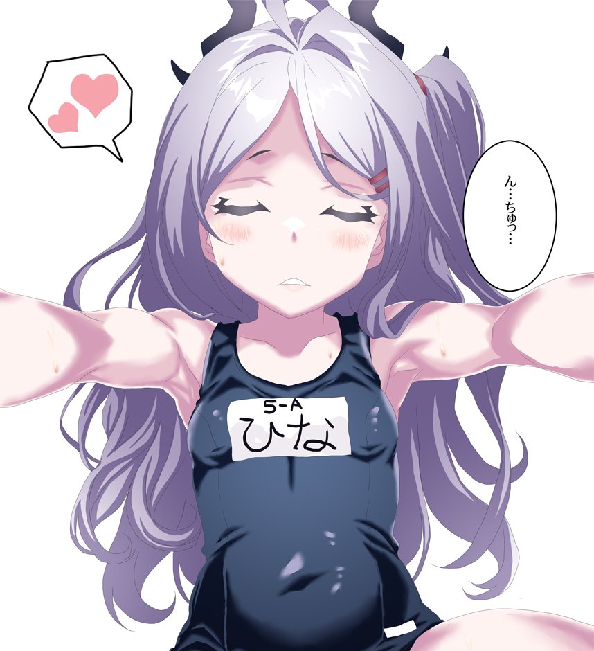 これはブルアカで当時水着ヒナが引けなくて描いたら出ないだろうかとφ三φ('ཀ`」 ∠)_してたやつ 