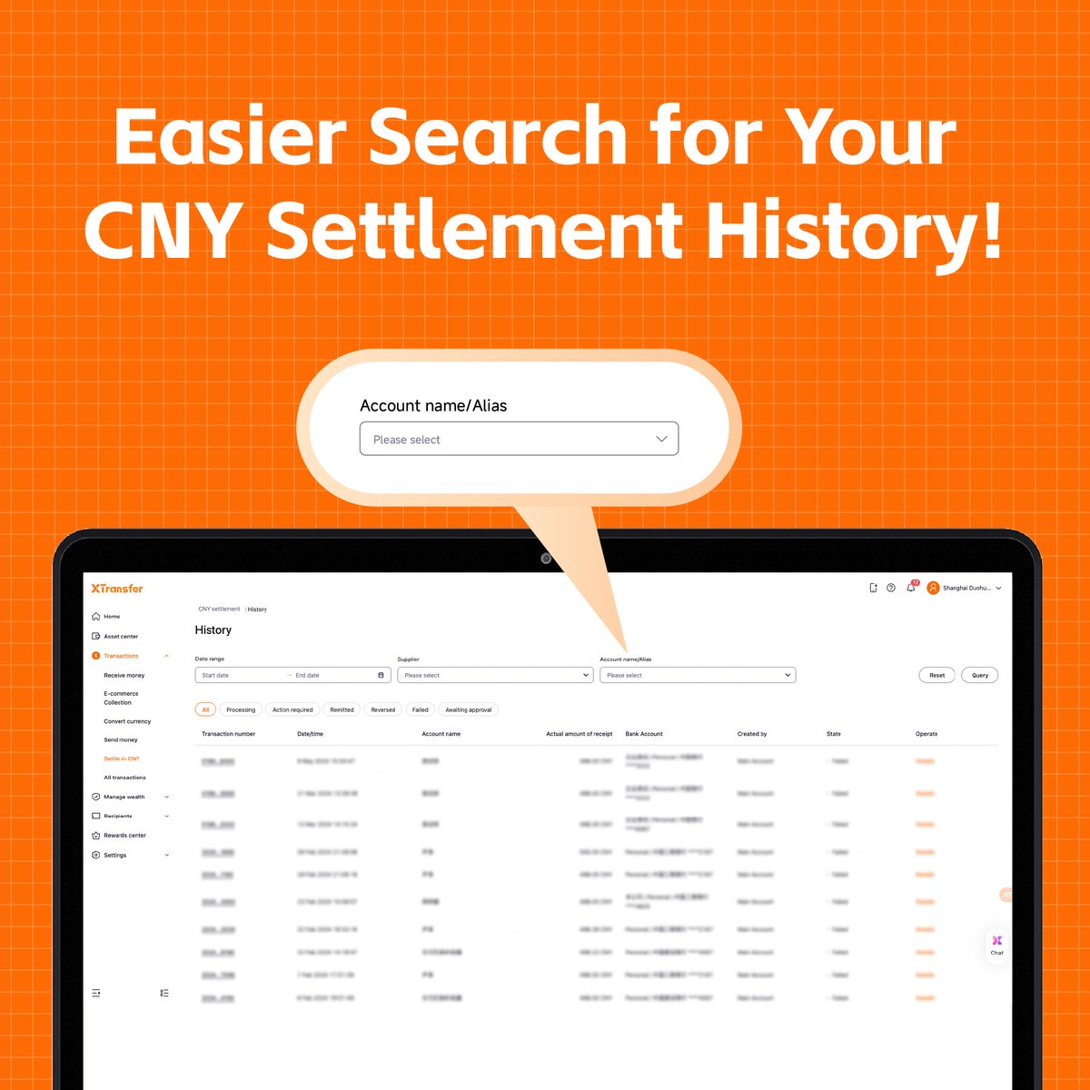 🚀 October Product Updates

🌍 To make your APP experience smoother than ever, we’ve added four new languages: French, Indonesian, Vietnamese, and Portuguese.

💡 Easier Search for Settlement History!
The Settlement History page now lets you search directly by remark name.