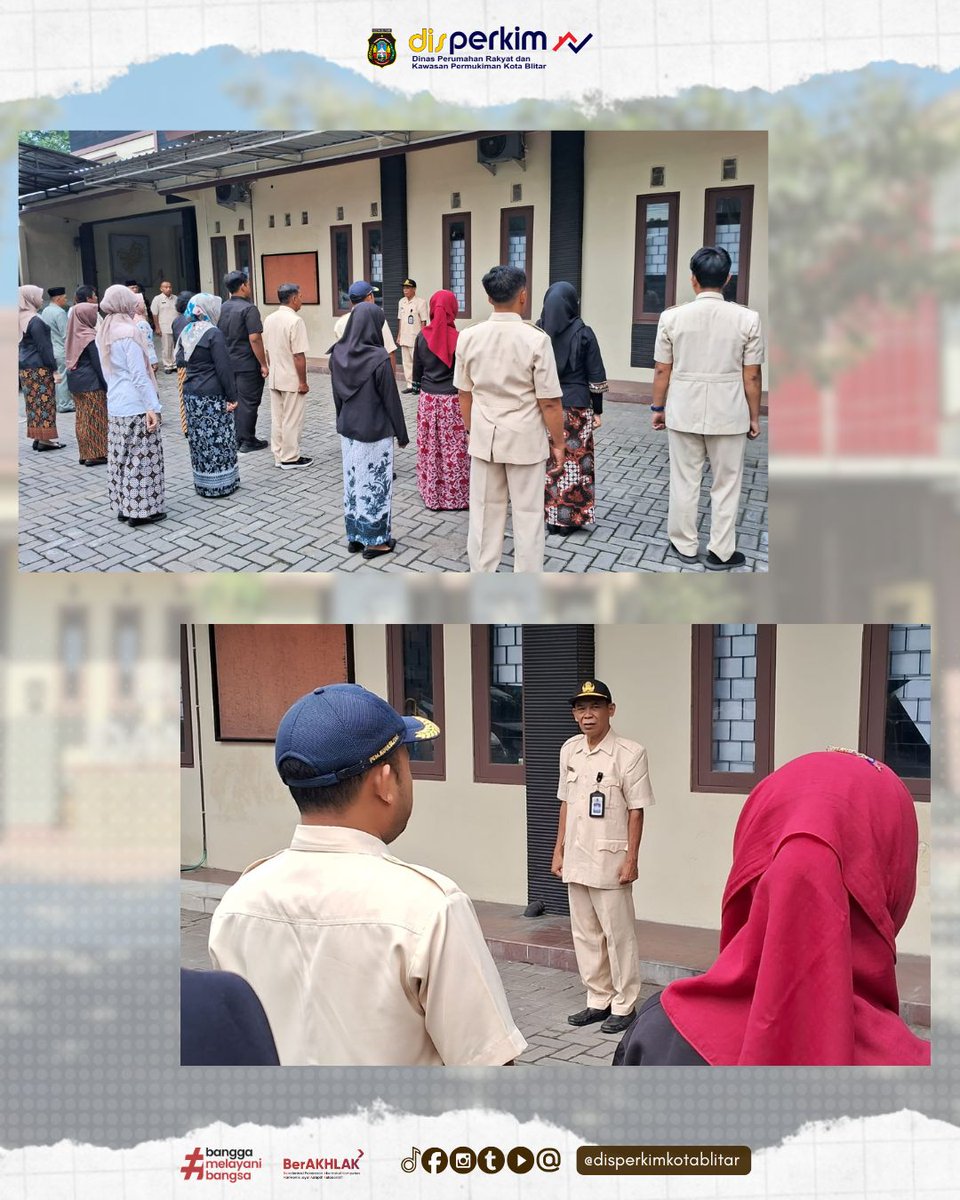 disperablitar's tweet photo. Semangat pagi, semangat melayani! 📷
Apel pagi Disperkim Kota Blitar sebagai wujud disiplin dan tanggung jawab dalam mengawali hari kerja.
#DisperkimKotaBlitar #ApelPagi #SemangatKerja #KinerjaOptimal https://t.co/nGcj28EOEZ