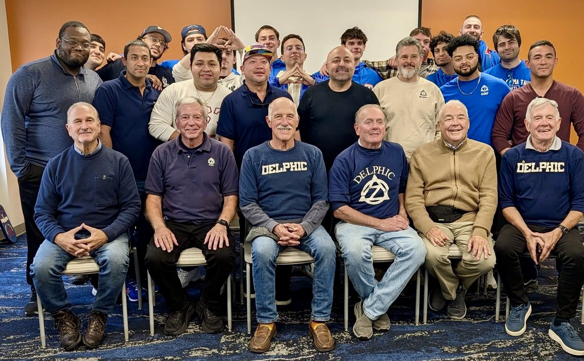 Delphic Brothers (from New Paltz, Binghamton, &amp; Delhi) at SUNY New Paltz Alumni Weekend, Sat., Oct. 18, 2025. #SUNYnewpaltz #Binghamton #DelhiNY #SUNY #newpaltz #multicultural #fraternity #delphicfraternity #delphicgst #delphic1871 #gammasigmatau