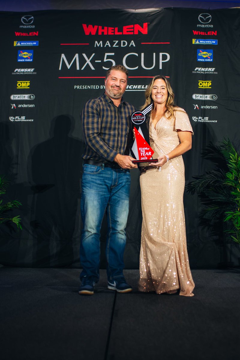 SheaRacing's tweet image. @MazdaMX5Cup 2025 Team Champions, 2nd Place in the Drivers Championship, and Rookie of the Year! #BSIBuilt —&amp;gt; Next up, @MartinsvilleSwy this Thursday!