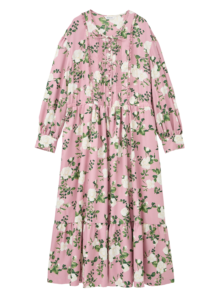 INGEBORG / インゲボルグ カメリアチュールレースチュニック