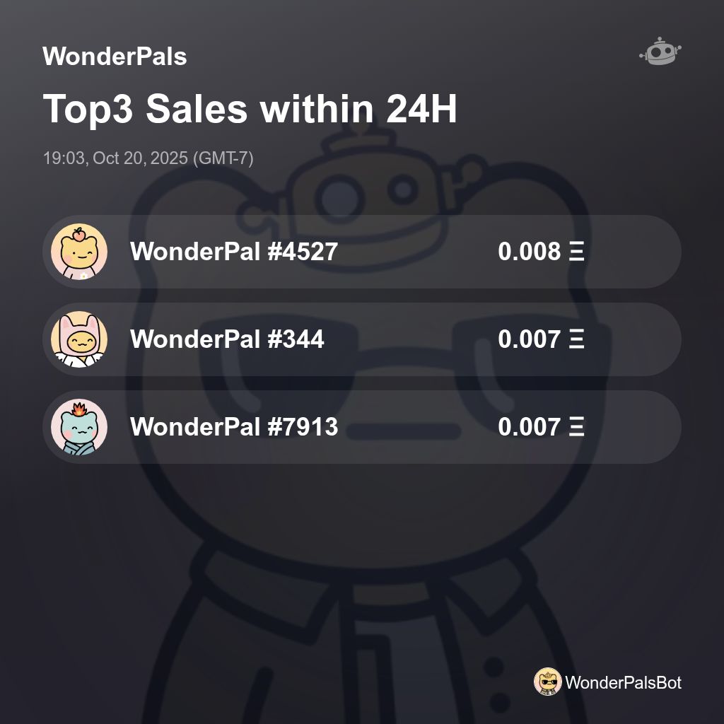 WonderPals Sales Bot 🤖️ tweet media