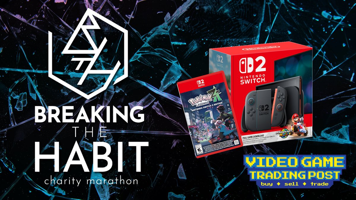 The final prize up for grabs during Breaking The Habit 2025!

A Nintendo Switch 2 bundle! Includes Mario Kart World and Pokemon Legends Z-A! Provided by our long time supporter <a href="/VGTPFlorida/">VGTP-Pensacola</a> 

See ya this weekend!