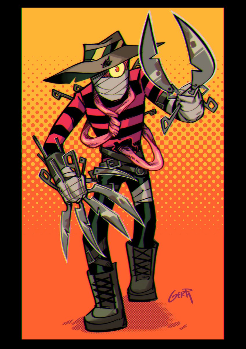 Gerph´s Spooky-Form 2025:
Haunted Gardener. 🎃✂️
