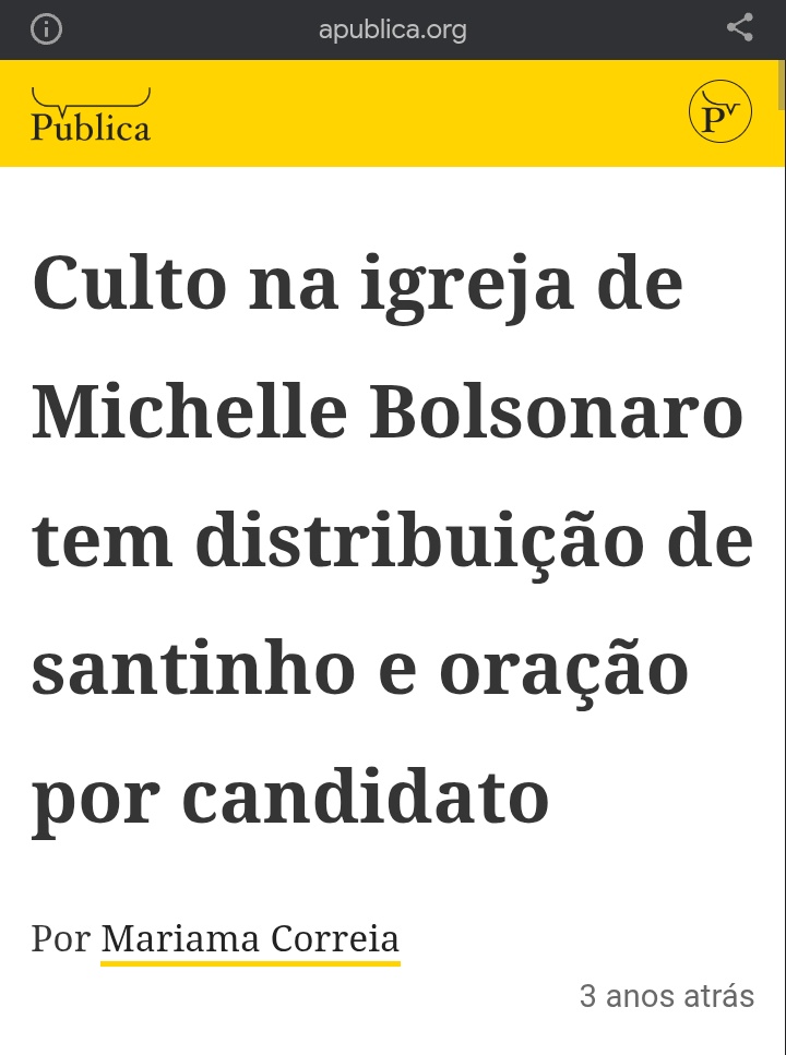 <a href="/paulodetarsog/">Paulo de Tarso</a> <a href="/NP__Oficial/">Notícias Paralelas</a> 🚨 PARABÉNS PASTOR POR DESMASCARAR A MICHELE BOLSONARO QUE NÃO TEM NENHUMA MORAL PARA JULGAR NINGUÉM POR CAUSA DE POLÍTICOS 
🚨 ELA JUNTOS COM ALGUNS PASTORES TRANSFORMARAM AS IGREJAS EVANGÉLICA EM PALANQUES POLÍTICOS <a href="/Mi_Bolsonaro/">Michelle Bolsonaro</a> <a href="/PastorMalafaia/">Silas Malafaia</a> <a href="/DepSostenes/">Sóstenes Cavalcante</a>